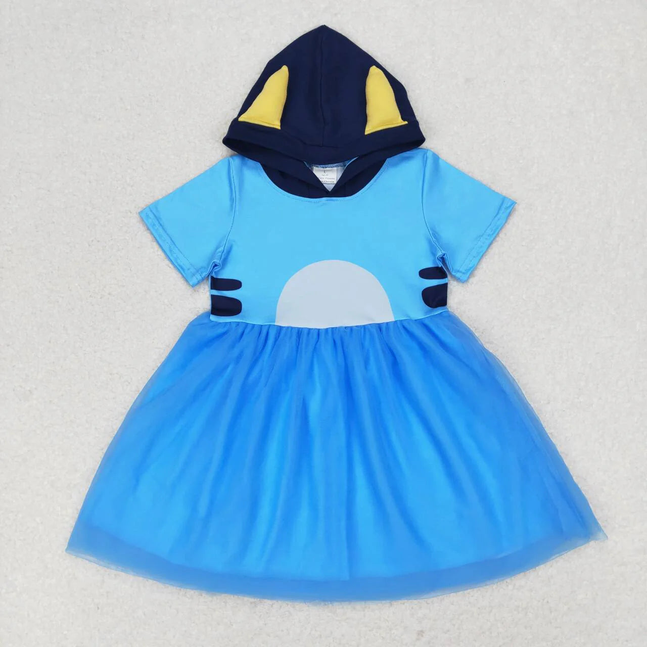 Blue dog Happy Dress