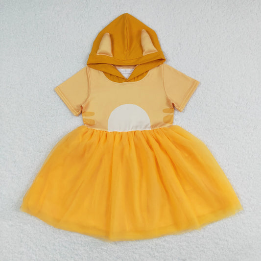 Yellow dog Happy Dress