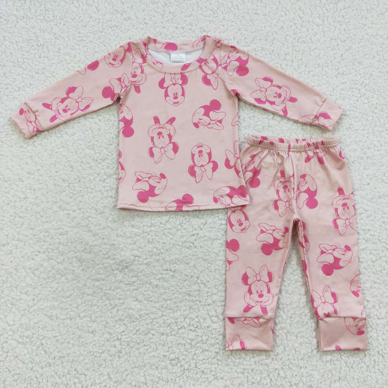 Blue or pink mouse sleeping set