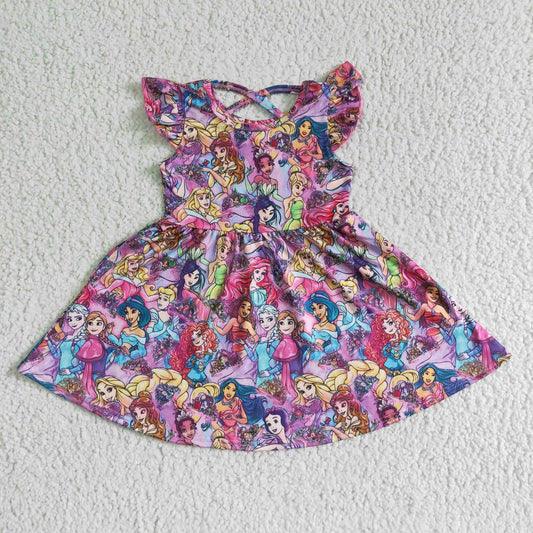 Princess print dress