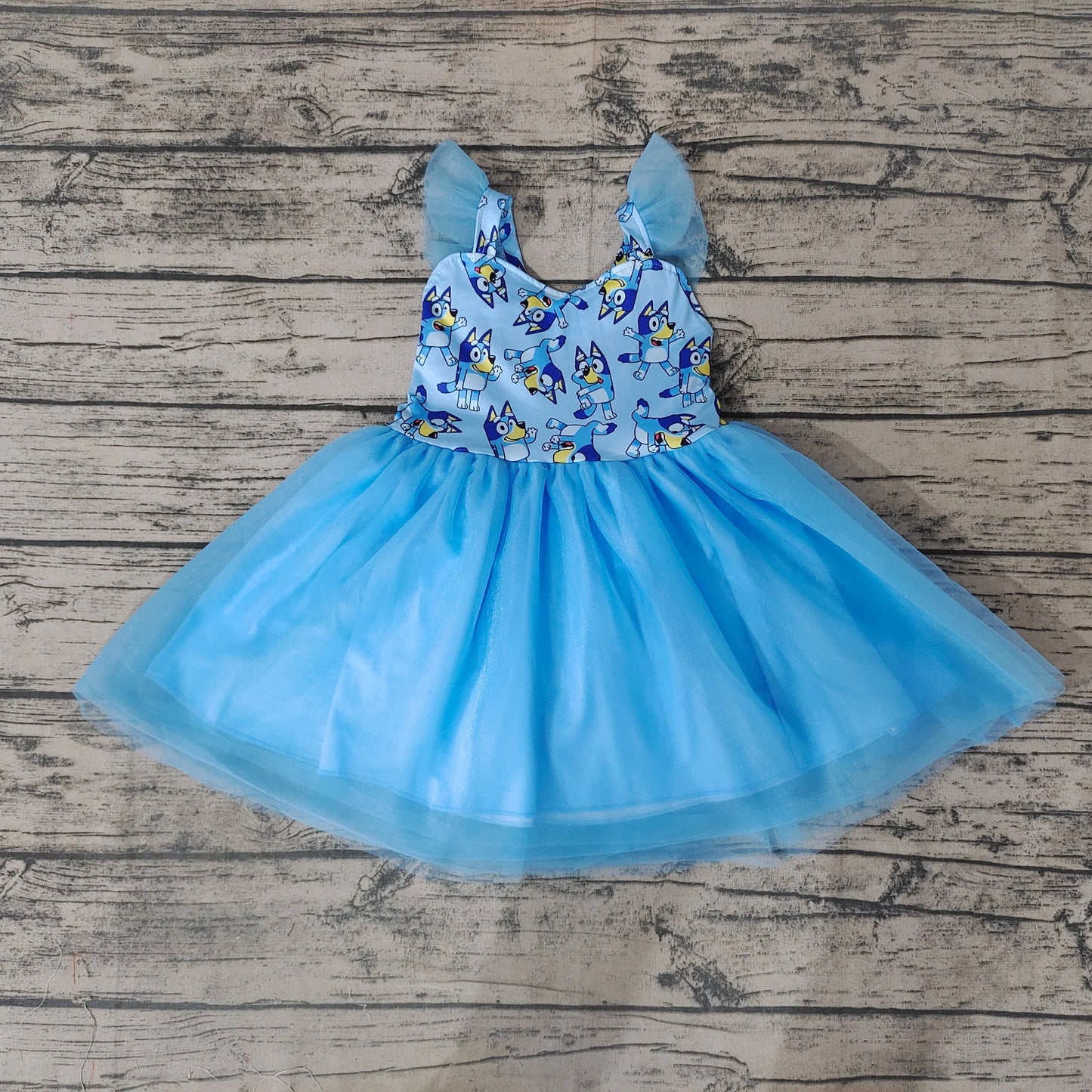 Blue Happy Dress