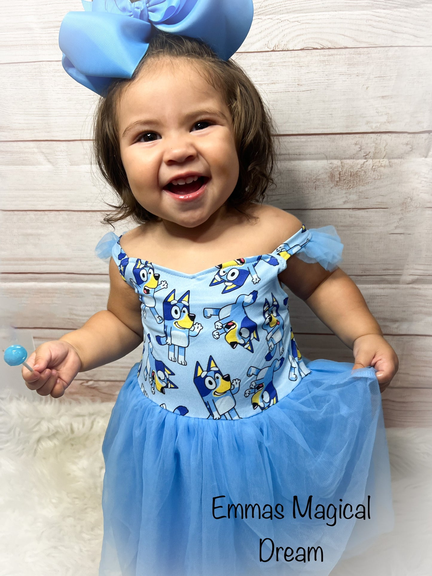 Blue Happy Dress