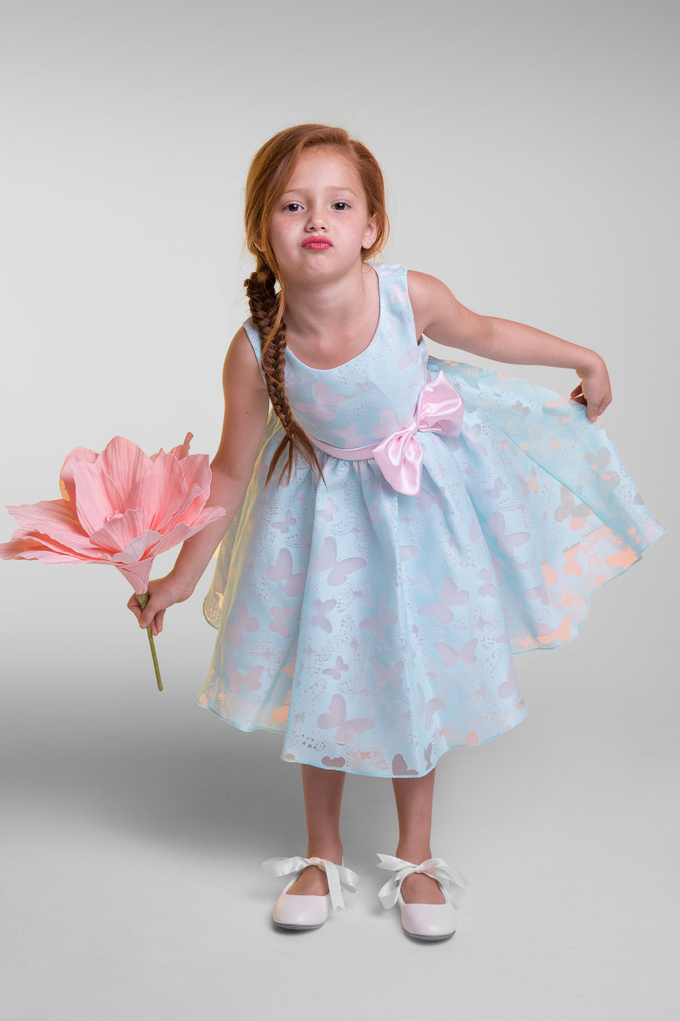 Butterfly organza dress