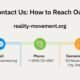 Contact details reality-movement.org dor: How to Reach Out