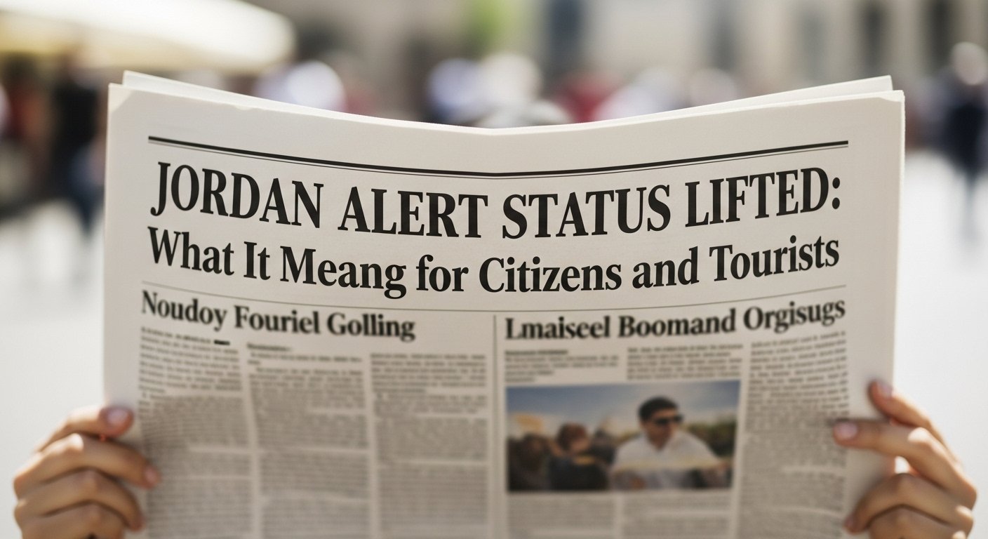 Jordan Alert Status Lifted: What It Means for Citizens and Tourists